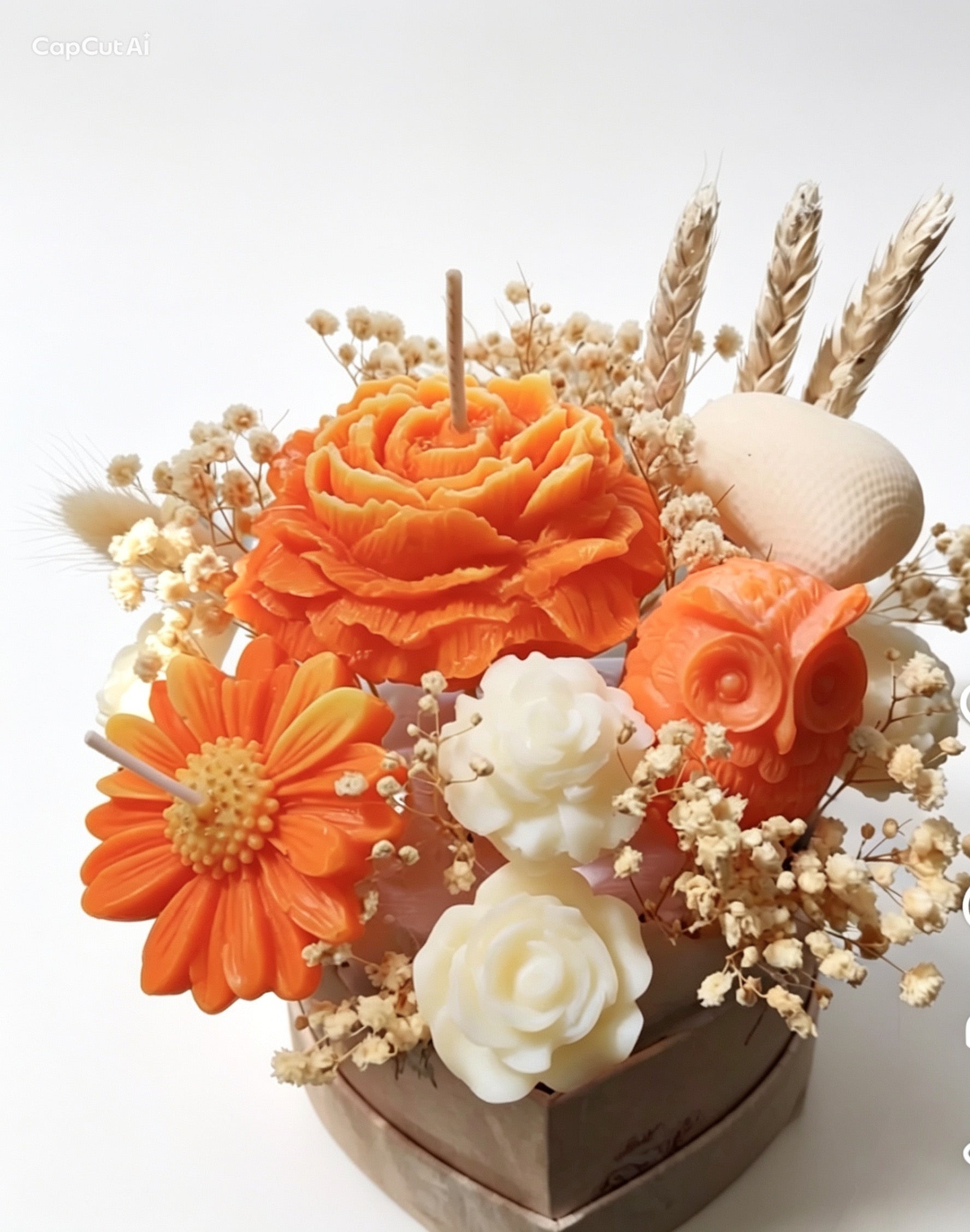 Buquês de Velas Florais Artesanais