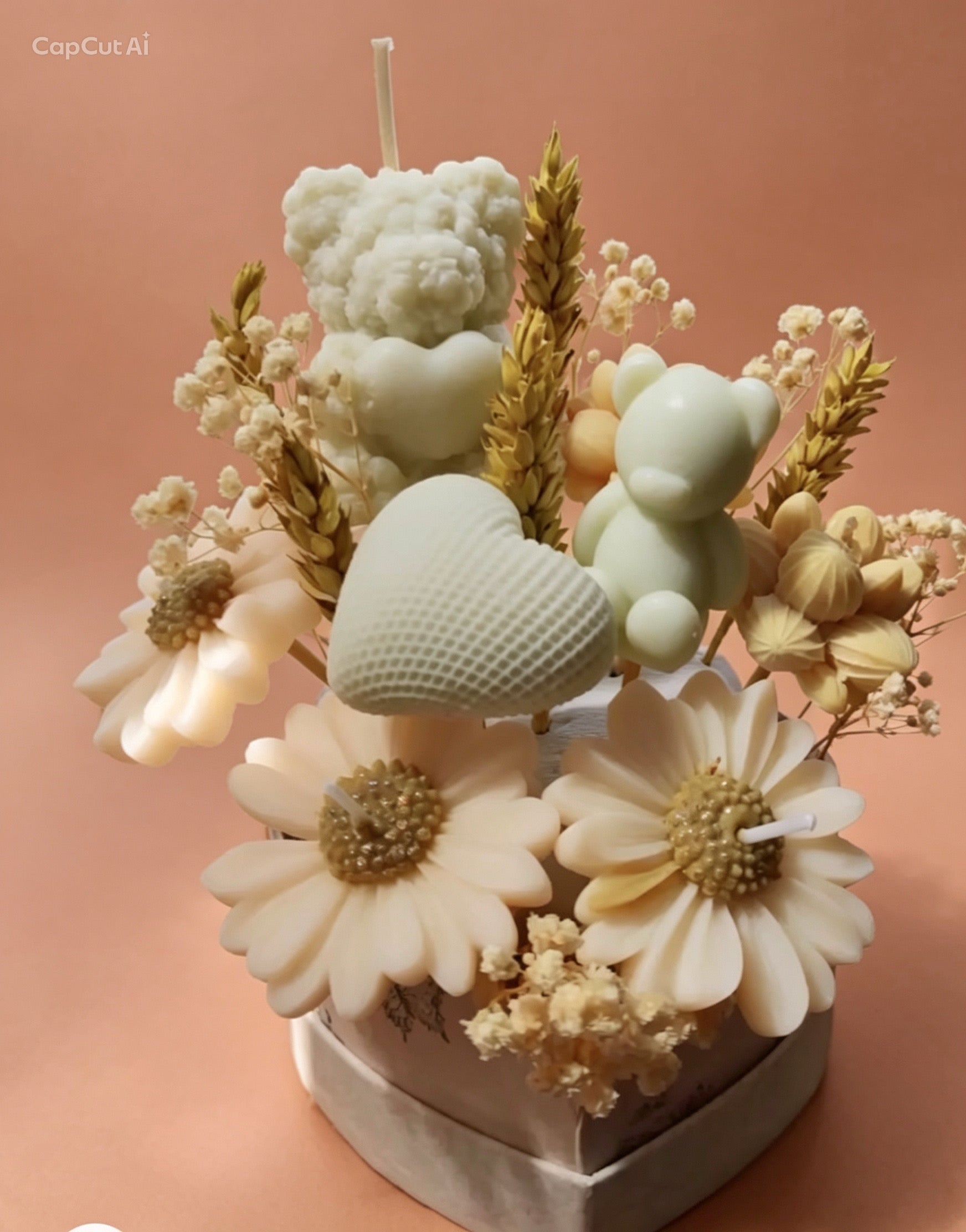 Buquês de Velas Florais Artesanais
