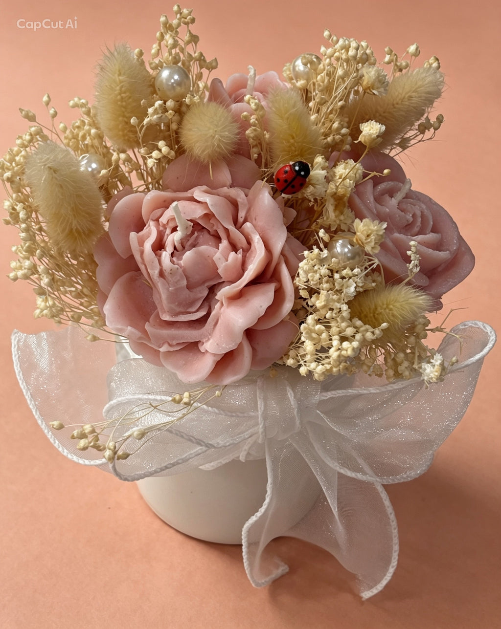 Buquês de Velas Florais Artesanais