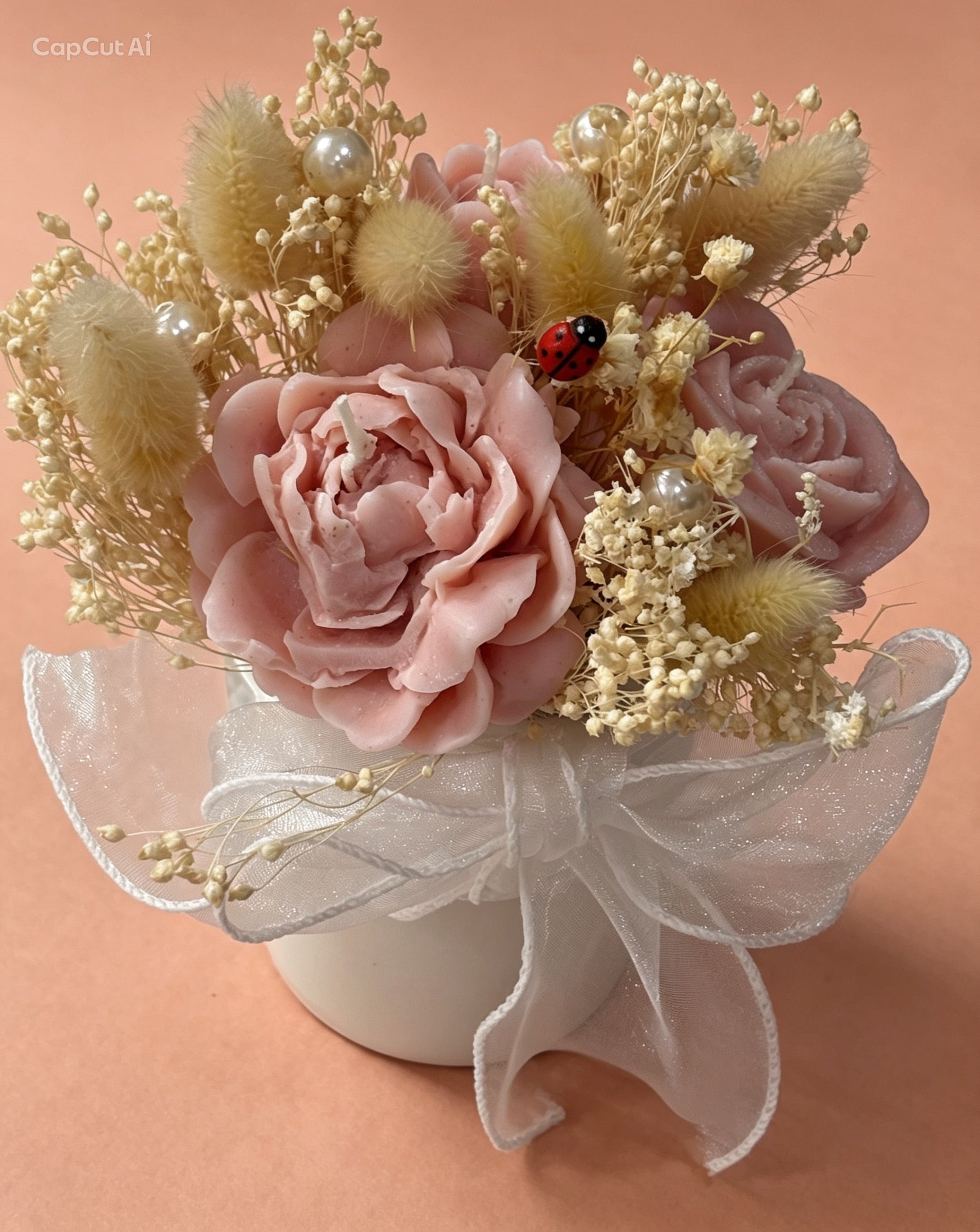 Buquês de Velas Florais Artesanais